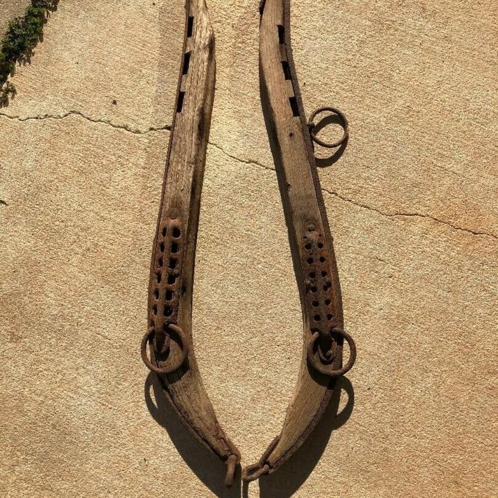 Vintage Ox Yokes Set of 2